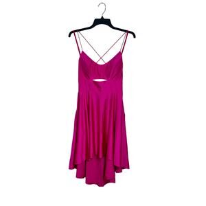 City Studio Pink Strappy Back Dress Size 11/12 NWT